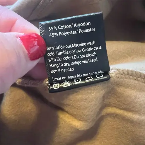 TALULAH Women's 1X Brown Jogger Pants Elastic Waist Side Pockets