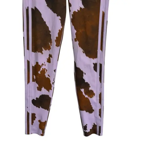 Ivy Park Adidas  High Waist Cow Print Leggings Size Medium