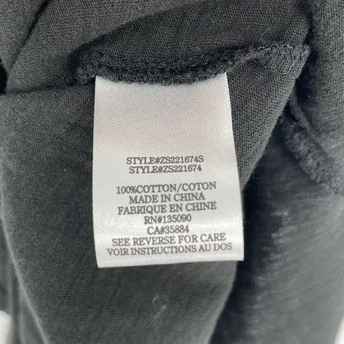 Z Supply  Demi Slub Romper‎ Womens Sleeveless Scoop Neck Black Large NWOT