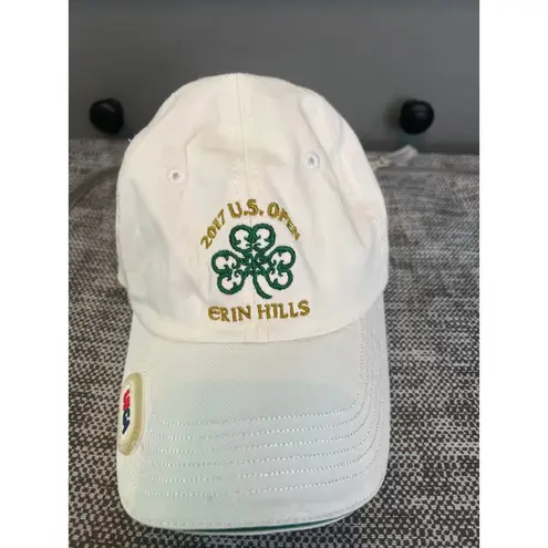 2017 U.S. Open Erin Hills Golf Hat White Strapback Cap USGA Member Official Tour