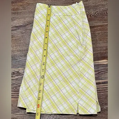 IZOD XFG Xtreme Function Golf Skort - Green Plaid Size 6