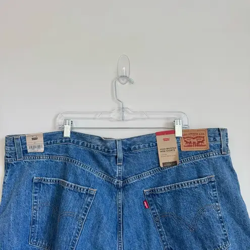 Levi's  High Waisted Mom Denim High Rise Shorts Size 26W Cotton