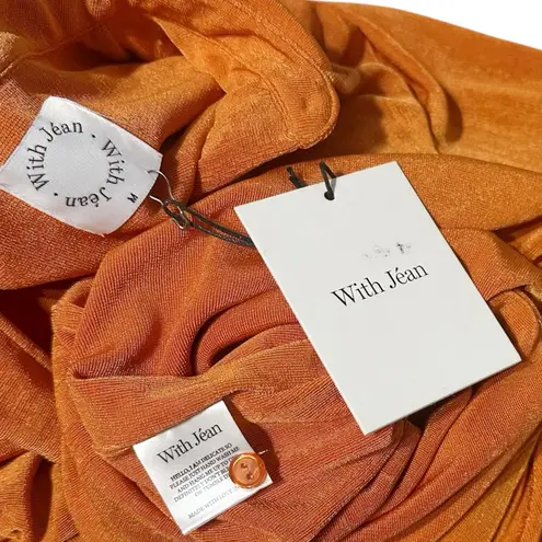 With Jean WITH JÉAN Andy Dress, Orange, Medium
