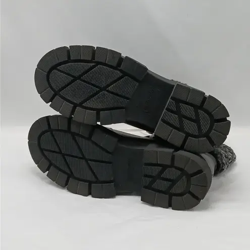 Blondo Plaka Waterproof Platform Hiking Boots Womens 6M Black Lug Sole Gorpcore