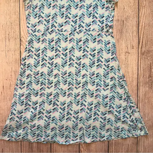 Fresh Produce Amelia Sun Dress Maritime Mosaic Sea Glass Women’s Large USA Made