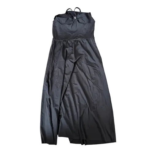 Halara Everyday Midi Soft Sleek Airy Stretch Breathable Casual Dress Black M