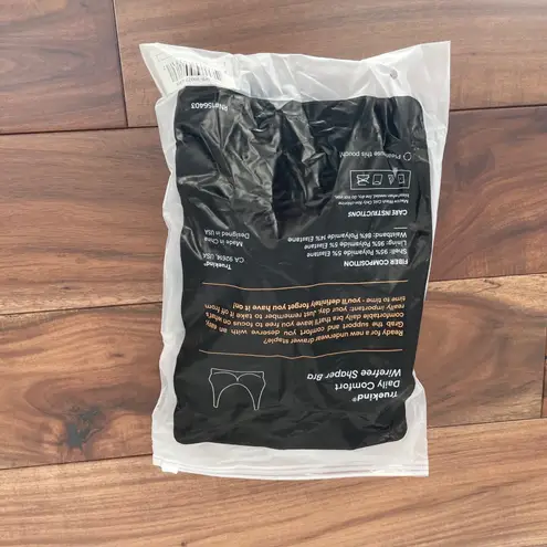 Truekind Daily Comfort Wirefree Shapermaker Bra Black XL