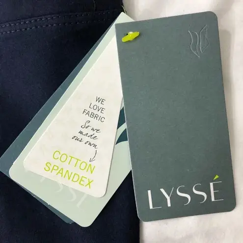 LYSSÉ New Lysse High Waisted Tight Ankle Cotton Leggings Midnight Navy Blue