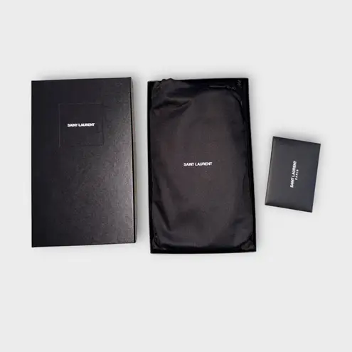 Saint Laurent YSL Grain de Poudre Wallet - ALL INCLUSIONS