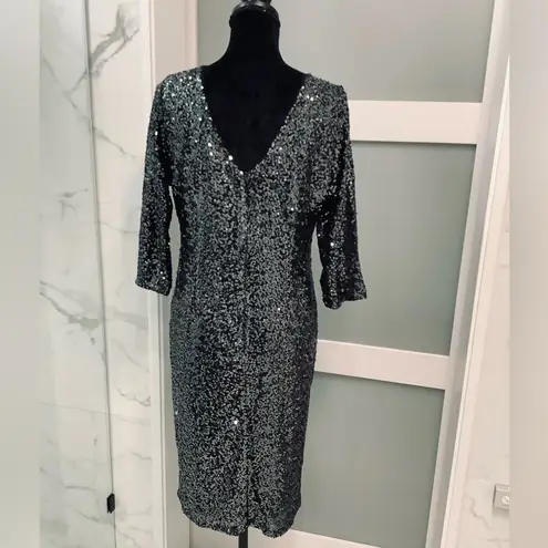 Nice modern dressy midi dress 🔥🔥 Black Size L