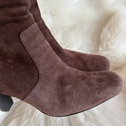 Coldwater Creek Brown Suede Women's Bootie Size 10