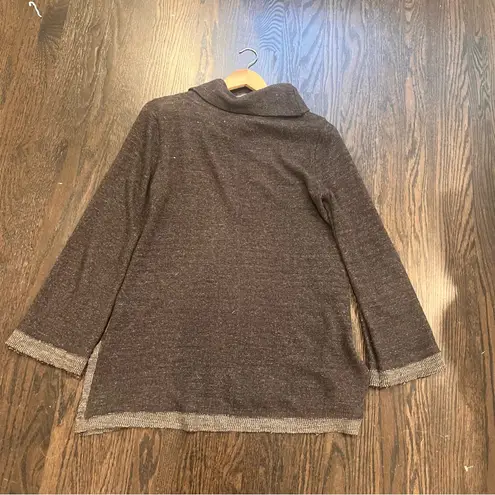 Maeve Brown Cowl Neck Sweater