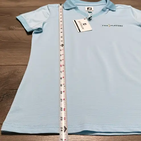 FootJoy The Players Blue Stripe Golf Polo Size Small