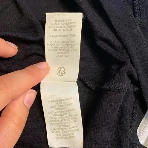 Boden black Long sleeve wrap dress sz 10 office business casual workwear comfy