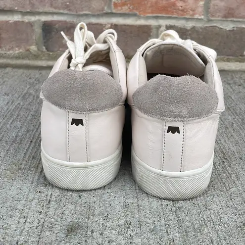 Birdies Womens Cardinal Sneakers Seashell Pink Cream Leather Lace Up Size 9