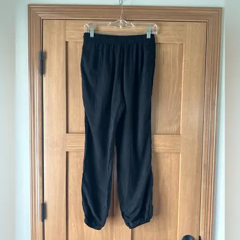 Nation Ltd . Del Ray Jogger Pant Black Elastic Waist 100% Cupro Women’s size XS