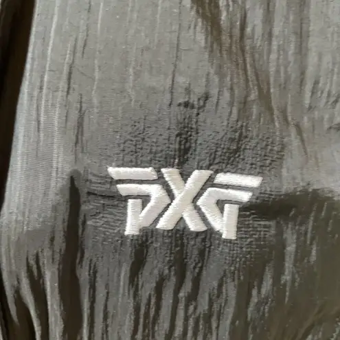 PXG Womens Cinched Waist Windbreaker Jacket XL Black Golf Coat NWT $225 Rainwear