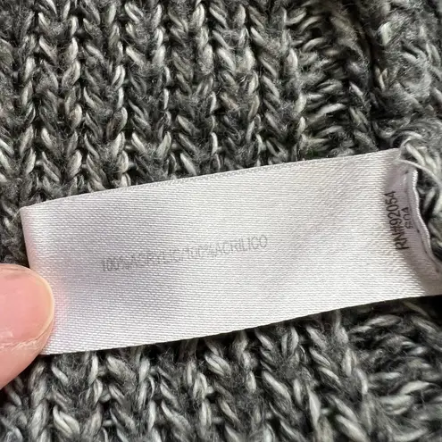 Carolyn Taylor Womens Cardigan Sweater Hooded Oversized Button Closure Medium