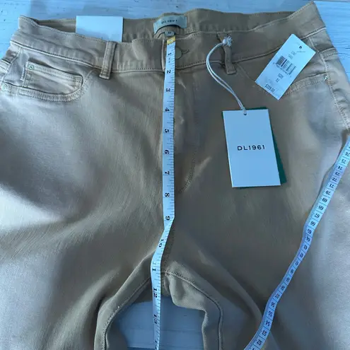DL1961 Bridget Boot Cut Cropped Pants Size 32 Sand Neutral