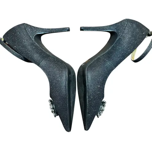 Badgley Mischka Badgley Mischka Shoes Womens Size 8 Ankle Strap Heels Embellished Pumps Glam