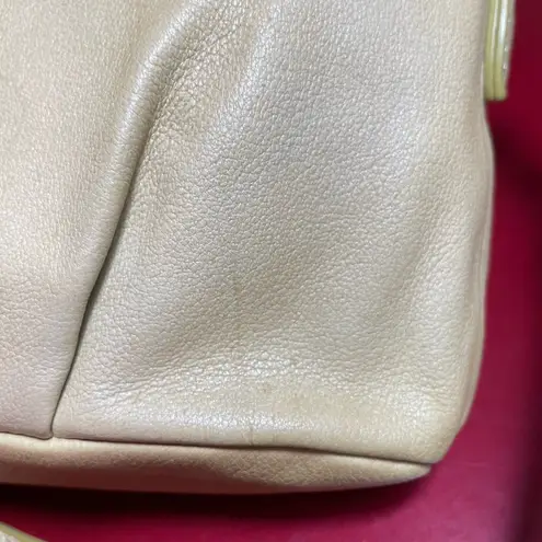 Margot New York Soft Pebbled Leather Small Crossbody Bag Mustard Yellow