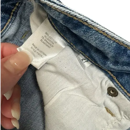 Pistola Destroyed Distressed Denim Jean Shorts 27