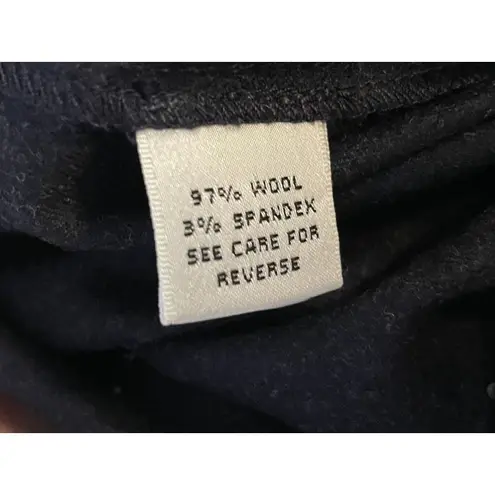 St. John NWT Collection Wool Wide Leg Trouser Pants Size 4 Dark Midnight $520 - Image 6