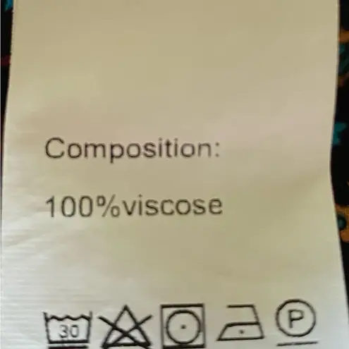 PRETTYGARDEN floral ditzy maxi dress short flutter sleeves v-neck NEW size XL