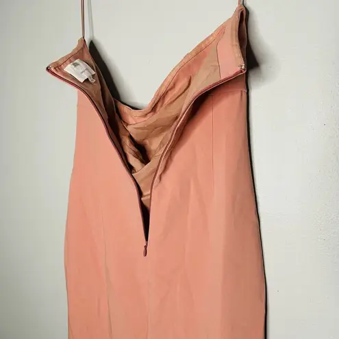 Cinq à Sept CINQ A SEPT Pink Luna Strapless Straight Neckline Hourglass Gown Dress Size 8