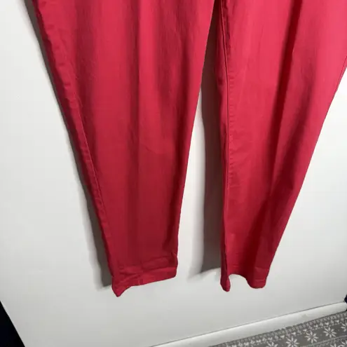 NWT Lord & Taylor Women's Straight Leg Jean In Coral Size 20W Stretch