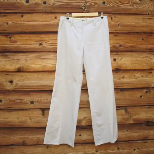 Elie Tahari Cream Wide Leg Flare Pants