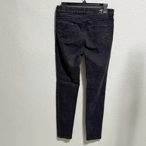 Monkey Ride Jeans Womens Size 11 Black Denim Cotton Lycra Stretch Skinny Fit