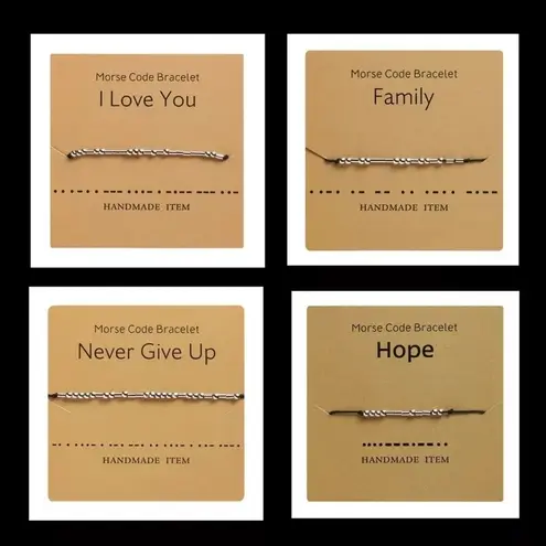 Boutique NEW | Morse Code "I Love You" Bracelet