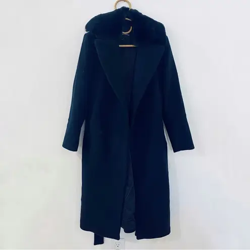 Club Monaco wool blend coat in dark Navy