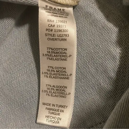 frame denim Frame - Le Garcon Mid-Rise Boyfriend Jean in Light Blue Overturn-size 25