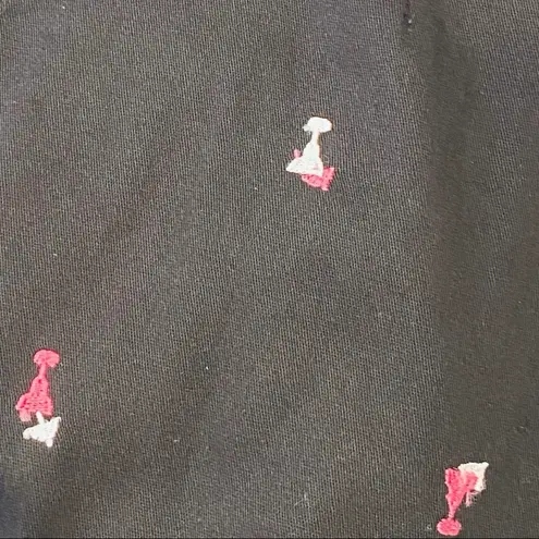 White Stag Retro Margarita Embroidered Capri Clam Digger Pants 12