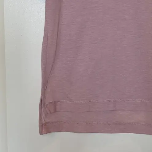 Alternative Rose Quartz Split Collar Short Dolman Style Sleeve T-Shirt S