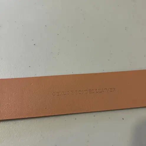 Brown Genuine Bonded Leather Wrap Round Silver Loop Stud Belt Size XL