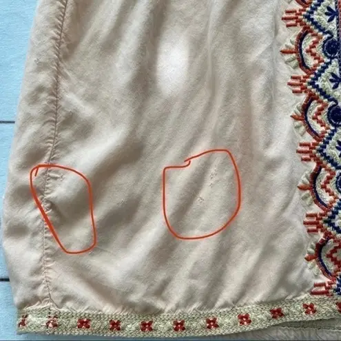 Urban Mango Bohemian embroidered top size women’s XL Orange