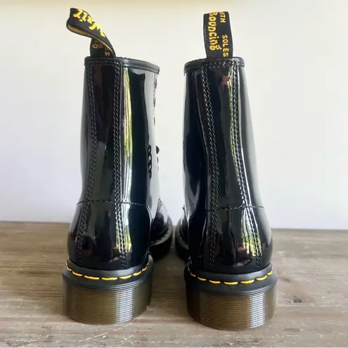 Dr. Martens  1460 Black Patent Women's Lace Up Boot Size 8 #243402
