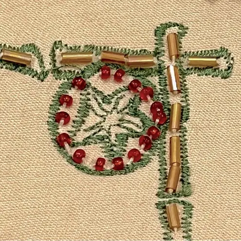 Madame Butterfly Beaded Blazer Jacket by Faith Size Large Tan