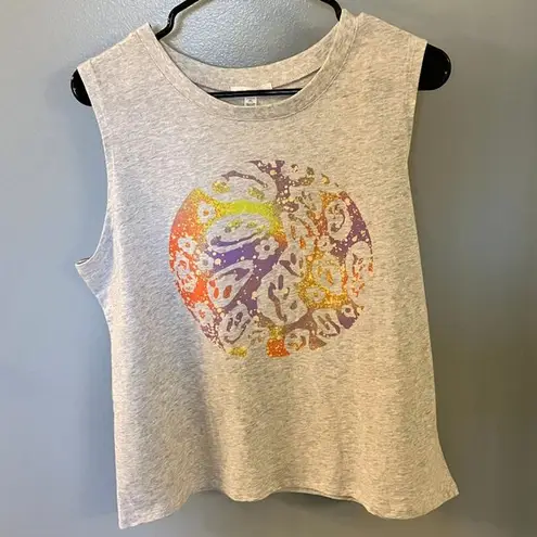 Nordstrom NWT  BP Gray Sleeveless Top - Size XL Front Design