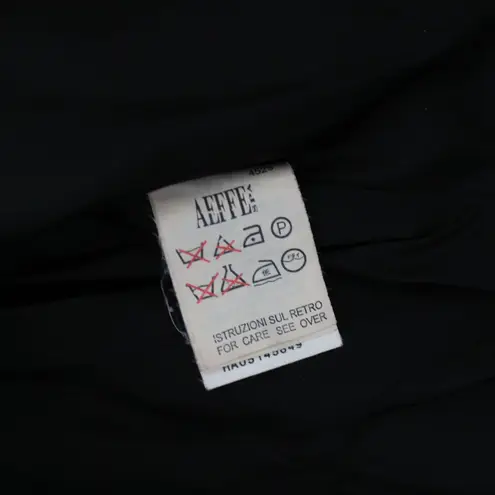 Moschino Vintage Cheap and Chic Black Virgin Wool-Blend Zip Jacket