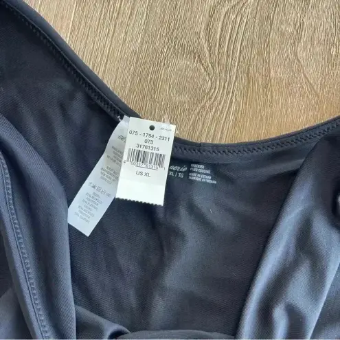 Aerie  Super High Cut Cheekier Bikini Bottom in Black XL NWT