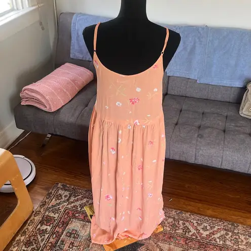 Christy Dawn Coral Floral "The Lincoln" Dress. Size Small (?)