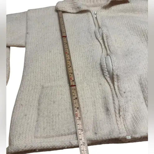 Handmade Vintage Ecuador Bowling Wool Sweater Jacket Trophy FEB Bolos Women M