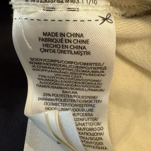 Polo Ralph Lauren Patchwork Fleece Sweatshirt Hoodie Size S Tan