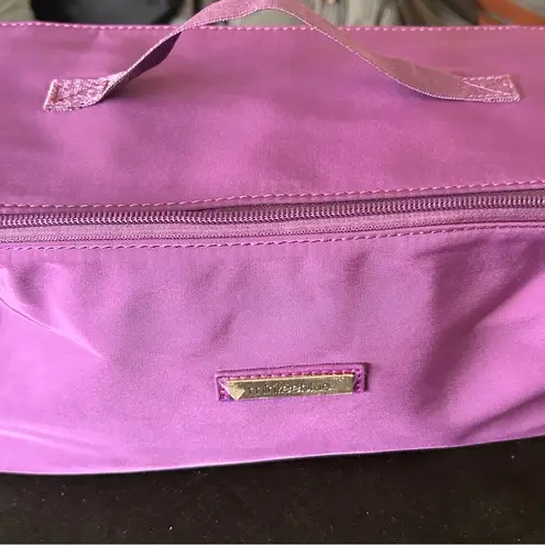 Minkeeblue lunch bag! Insulated Purple Bag with Zipper Closure COOL