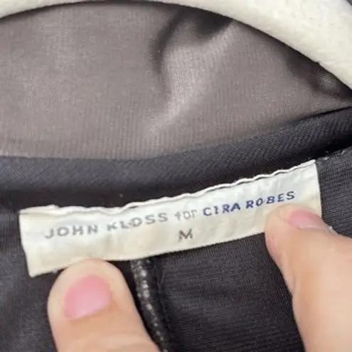 Vintage John Kloss for Cira Robes Long Full Length Button Front Robe Duster Gray Size undefined