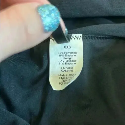 J.Crew  black high rise ruched bikini bottoms in size xxs